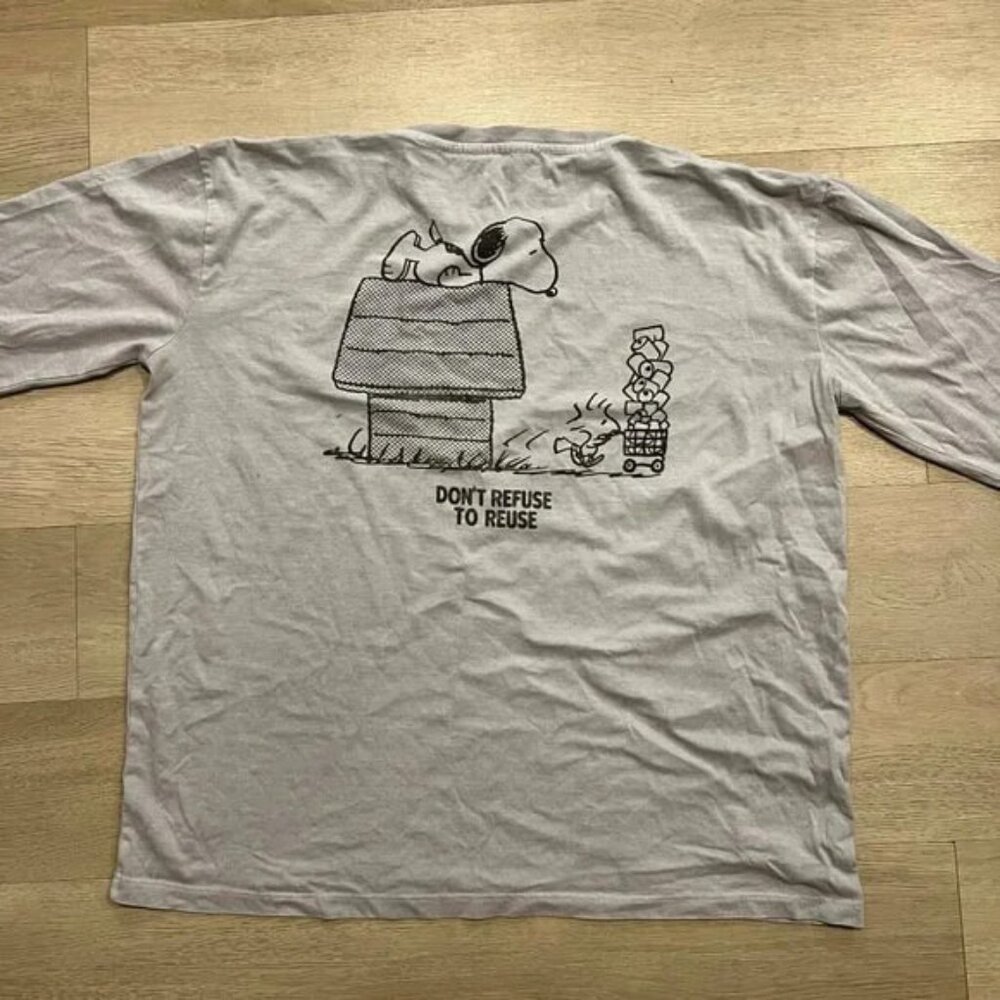 Re-Purpose Peanuts Long Sleeve Shirt